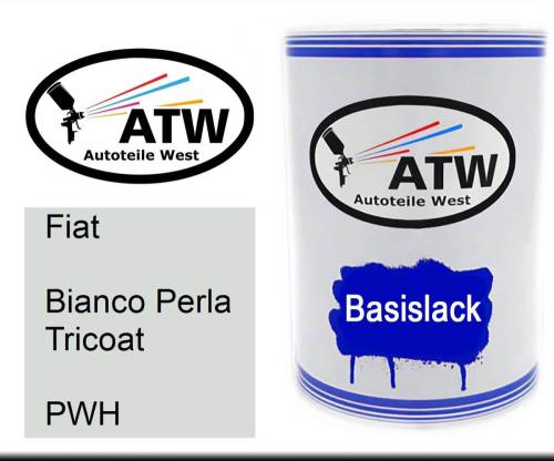 Fiat, Bianco Perla Tricoat, PWH: 500ml Lackdose, von ATW Autoteile West.